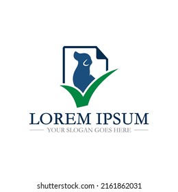 pets care logo , veterinary logo vector
