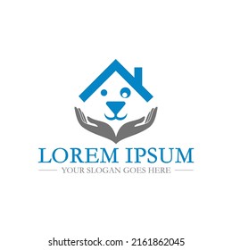 pets care logo , veterinary logo vector