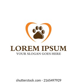 logotipo de cuidado de mascotas , logotipo veterinario vectorial