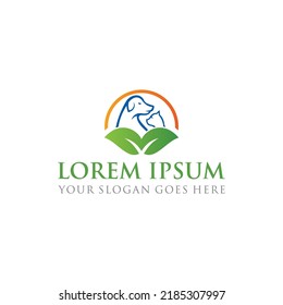 pets care logo , veterinary logo vector