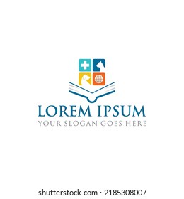 pets care logo , veterinary logo vector
