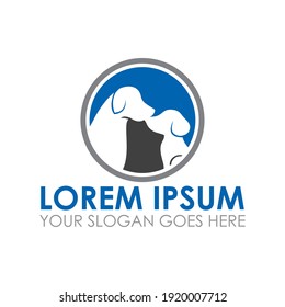 pets care vector , veterinary logo