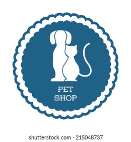 pets design over white background vector illustration 