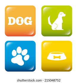 pets design over white background vector illustration