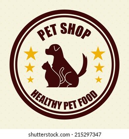 pets design over white background vector illustration