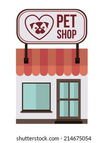 Pets design over white background,vector illustration