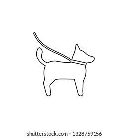 Pets, dog icon. Simple thin line, outline vector of universal icons for UI and UX, website or mobile application