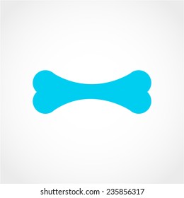 Pets food symbol. Dog bone sign Icon Isolated on White Background