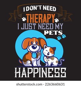 PETS ARE HAPPINESS. it's always gives reasons to be happy. be happy with pets like dogs and cats not only pets day but also every day.