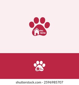 Pets home Logo design template