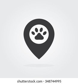 Pets Home. Pet logo minimal concept. Vector for pet shop or hotel.