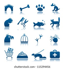 Pets icon set