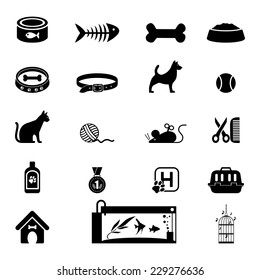 Pets icon set