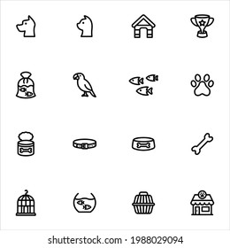 Pets icon vector graphic illustration