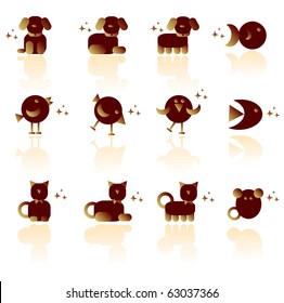 Pets icons