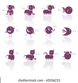 Pets icons