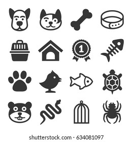 Pets Icons Set