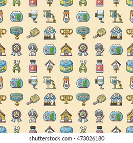 Pets icons set,eps10