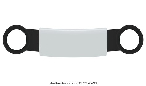 Pets ID tag. vector illustration