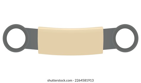 Etiqueta de identificación de mascotas. ilustración vectorial