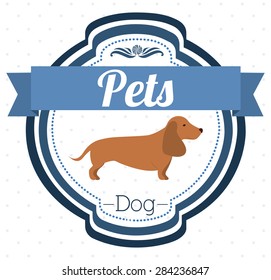 Pets Love design over white background, vector illustration
