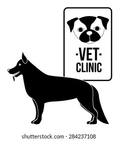 Pets Love design over white background, vector illustration