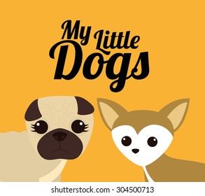 Pet's love digital design, vector illustration 10 eps graphic