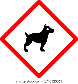 Mascotas no permitidas en el área de la piscina Concepto vector Diseño de iconos de color rojo, reglas de seguridad de piscina y playa sobre fondo blanco, mantener su piscina a salvo de contaminantes animales Símbolo