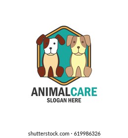 pets shop, pets care, pets lover icon with text space for your slogan / tagline, vector illustration
