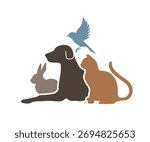 Pets Shop Logo Vector Symbol Illustration	
