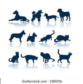 Pets silhouettes. To see all my silhouettes, search by keywords: "agb-svect" or "agb-srastr"