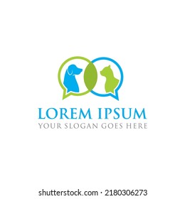 pets talk logo , veterinary logo