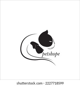 PETSHOP ICON VECTOR ILLUSTRATION SYMBOL DESIGN