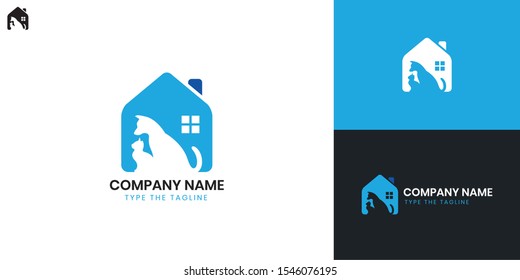 Petshop logo - All elements on this template are editable with vector software, suitable for Petshop Business / Industry.