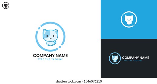 Petshop logo - All elements on this template are editable with vector software, suitable for Petshop Business / Industry.