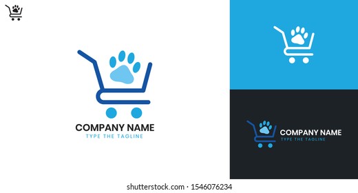 Petshop logo - All elements on this template are editable with vector software, suitable for Petshop Business / Industry.