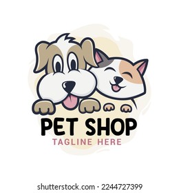 Petshop Logo Vector Design Template