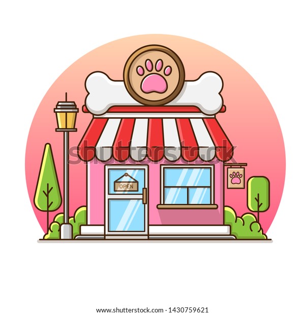 Petshop Vector You Animal Lovers Very Stock Vector Royalty Free