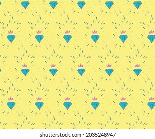 Pettern Diamond Design Attractive Colors Stock Vector (Royalty Free ...