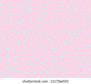 Pettit poa in candy colors. Polka dots pattern. Vector seamless pattern