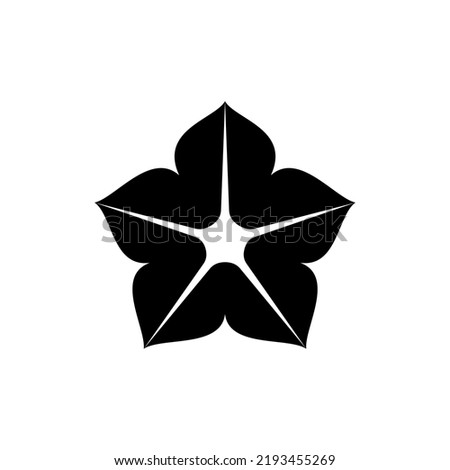 Petunia Flower Icon Vector Or Petunia Flower Logo Vector Illustration. Suitable for all design needs, especially for petunia flower icon designs on applications and websites.