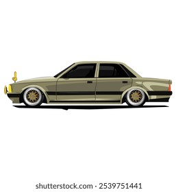 ILUSTRACIÓN VECTORIAL PEUGEOT 505 GTI