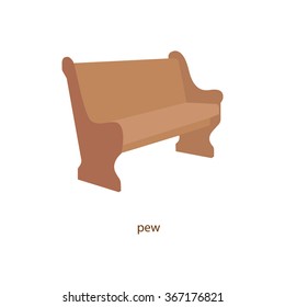 Pew Vector Icon