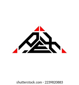 PEX letter logo creative design with vector graphic, PEX simple and modern logo.