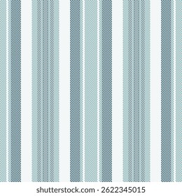 Pexico vetor sem costura têxtil, linhas de fundo de textura de tom. Listra de padrão vertical de tecido personalizável na paleta de cores branca e pastel.