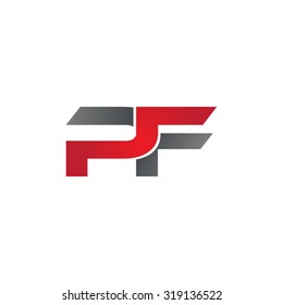 PF company group linked letter logo