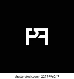 PF or FP abstract outstanding professional business awesome artistic branding company different colors illustration logo	
