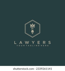 PF initials design modern legal attorney law firm lawyer advocate consultancy business logo vector