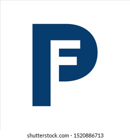 PF letterlogo can be used for company, and others.