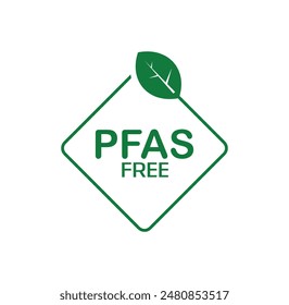 pfas free text information sign